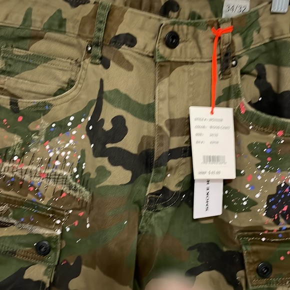 NWT MENS SMOKE RISE COOL CAMO JEANS - Picture 5 of 15